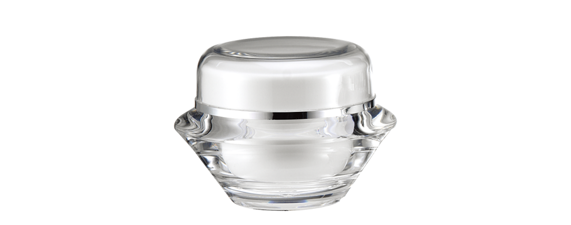 Acryl Rundcremeglas 30ml - A-30 Sternen Traum Acryl Rundcremeglas 30ml - A-30 Sternen Traum